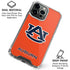 Auburn University Logo Orange iPhone 16 Pro Clear Case